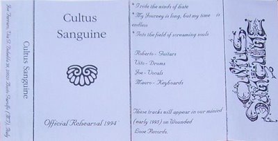 Cultus Sanguine - Official Rehearsal (demo)
